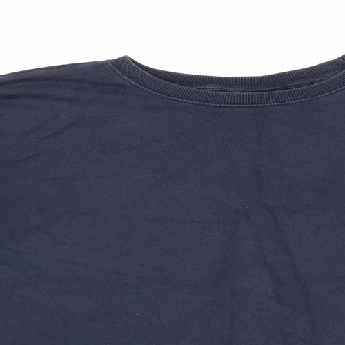 Sugar Dust Womens Blue Cotton Pullover Sweatshirt Size M Pullover