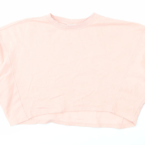 Noisy may Womens Pink Cotton Pullover Sweatshirt Size S Pullover