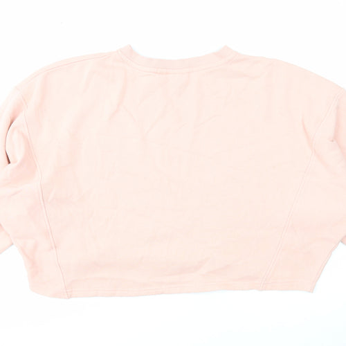Noisy may Womens Pink Cotton Pullover Sweatshirt Size S Pullover