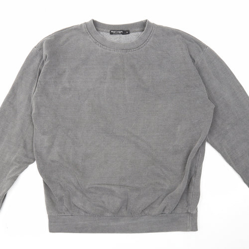 Nasty Gal Womens Grey Cotton Pullover Sweatshirt Size S Pullover - My Body My Rules