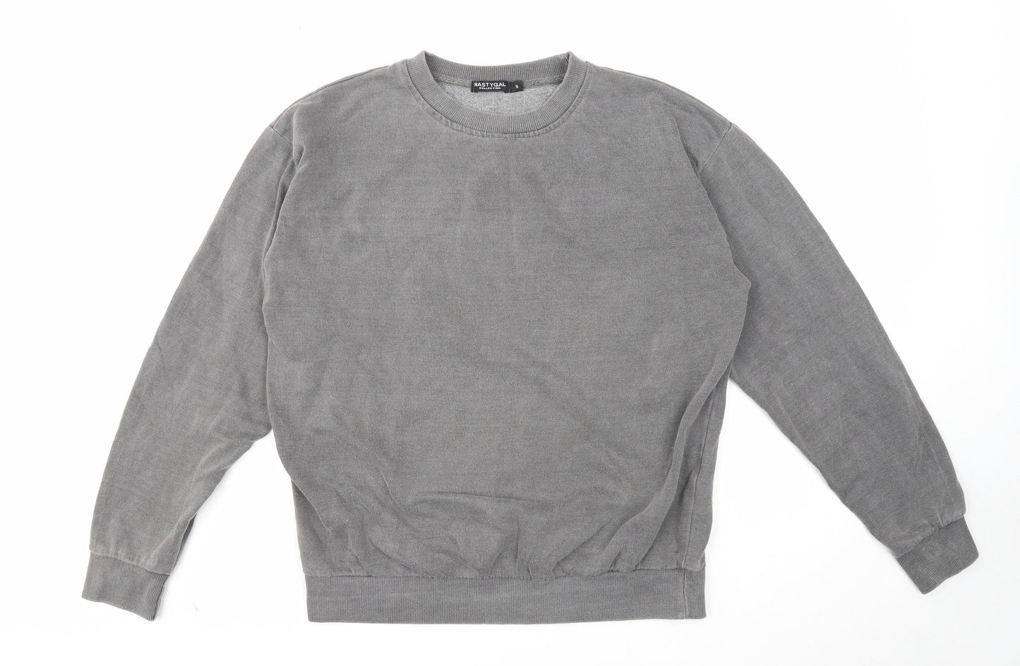 Nasty Gal Womens Grey Cotton Pullover Sweatshirt Size S Pullover - My Body My Rules
