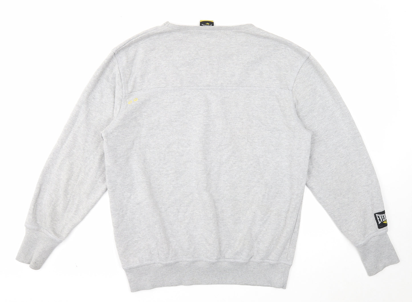 Everlast Mens Grey Cotton Pullover Sweatshirt Size M