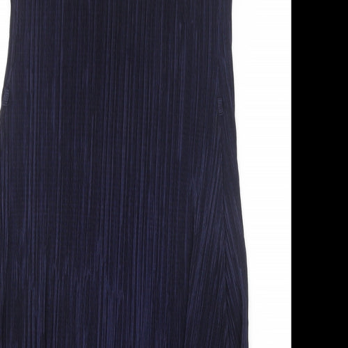 Primark Womens Blue Polyester A-Line Size 10 V-Neck Pullover