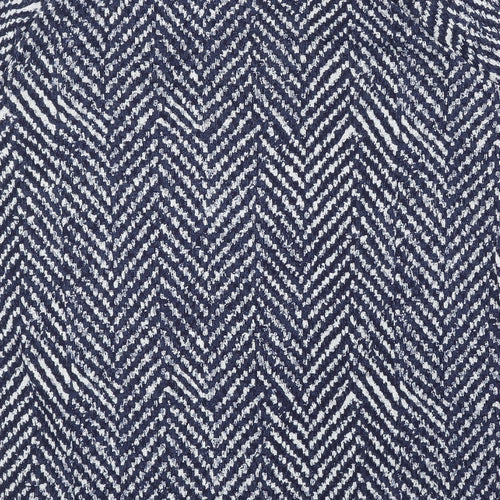 Marks and Spencer Womens Blue Geometric Polyester Basic Blouse Size 18 Round Neck