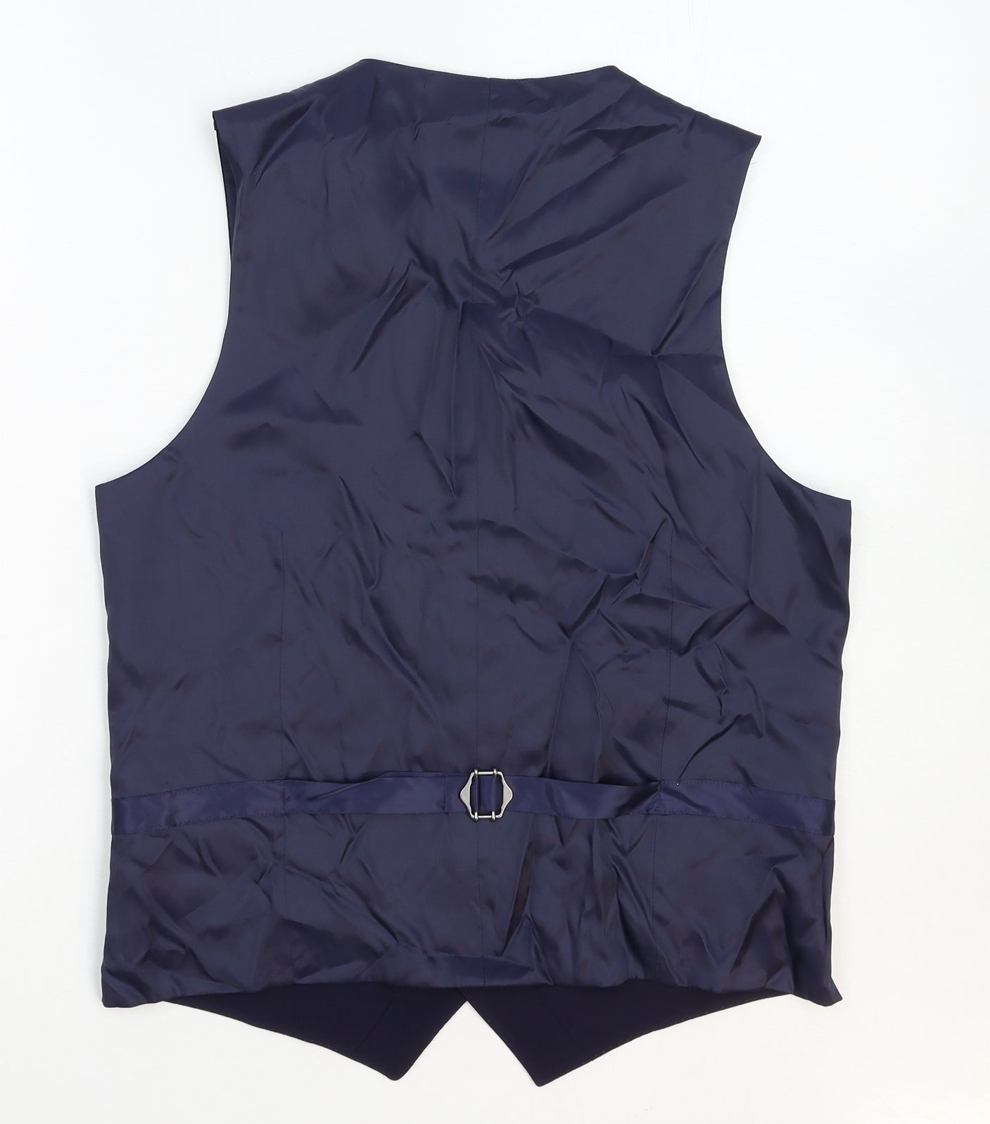 Marks and Spencer Mens Blue Jacket Waistcoat Size M Button