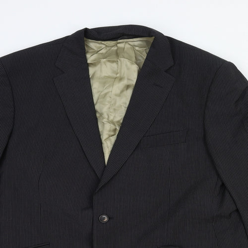 Marks and Spencer Mens Grey Wool Jacket Blazer Size M Regular