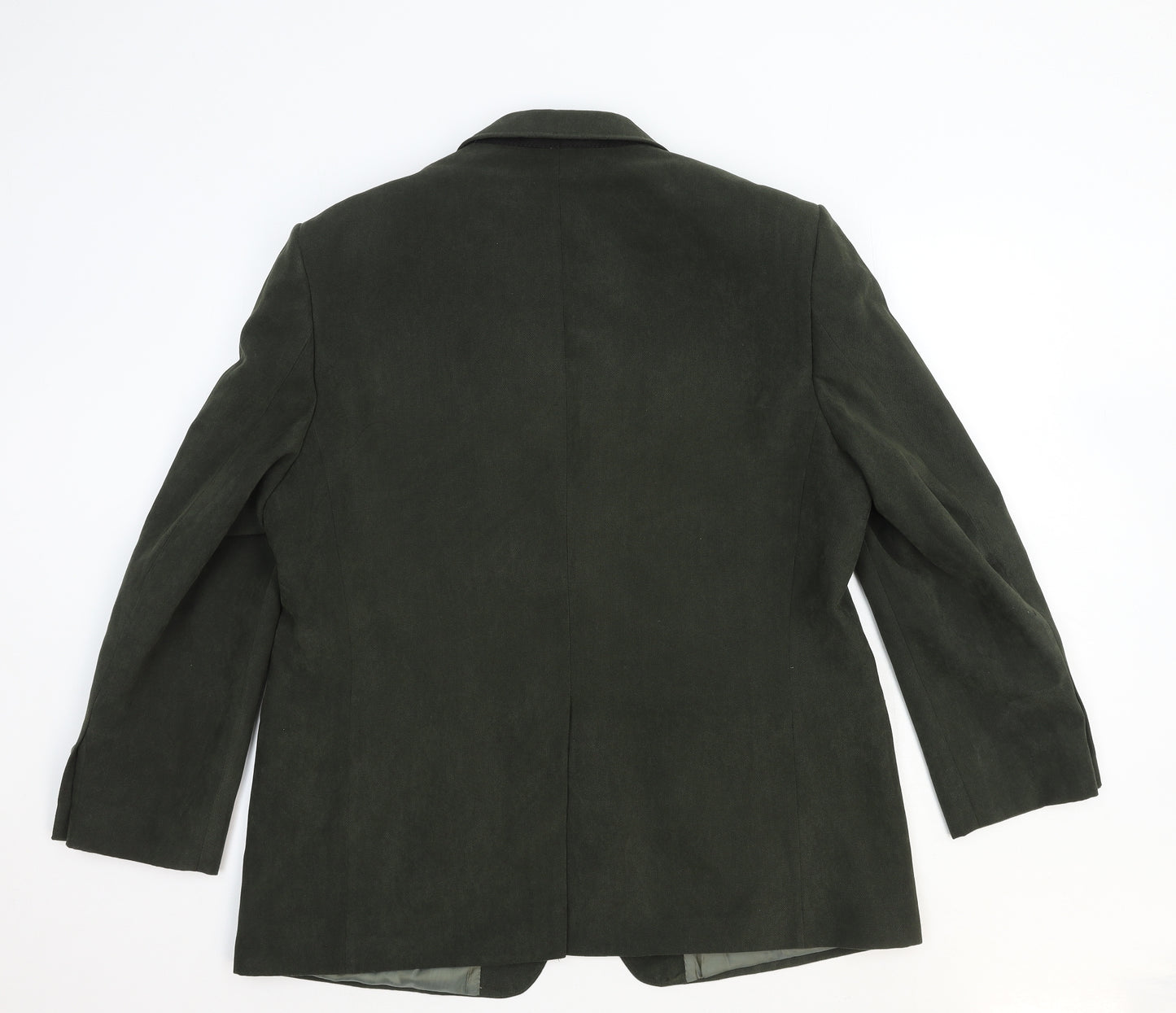 Marks and Spencer Mens Green Polyester Jacket Blazer Size S Regular