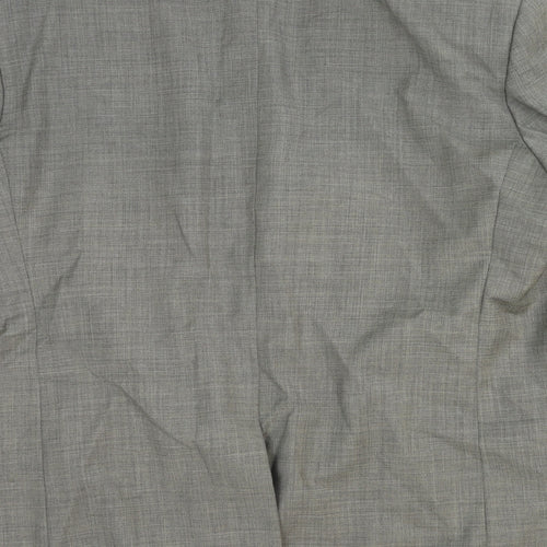 Marks and Spencer Mens Grey Wool Jacket Blazer Size M Regular