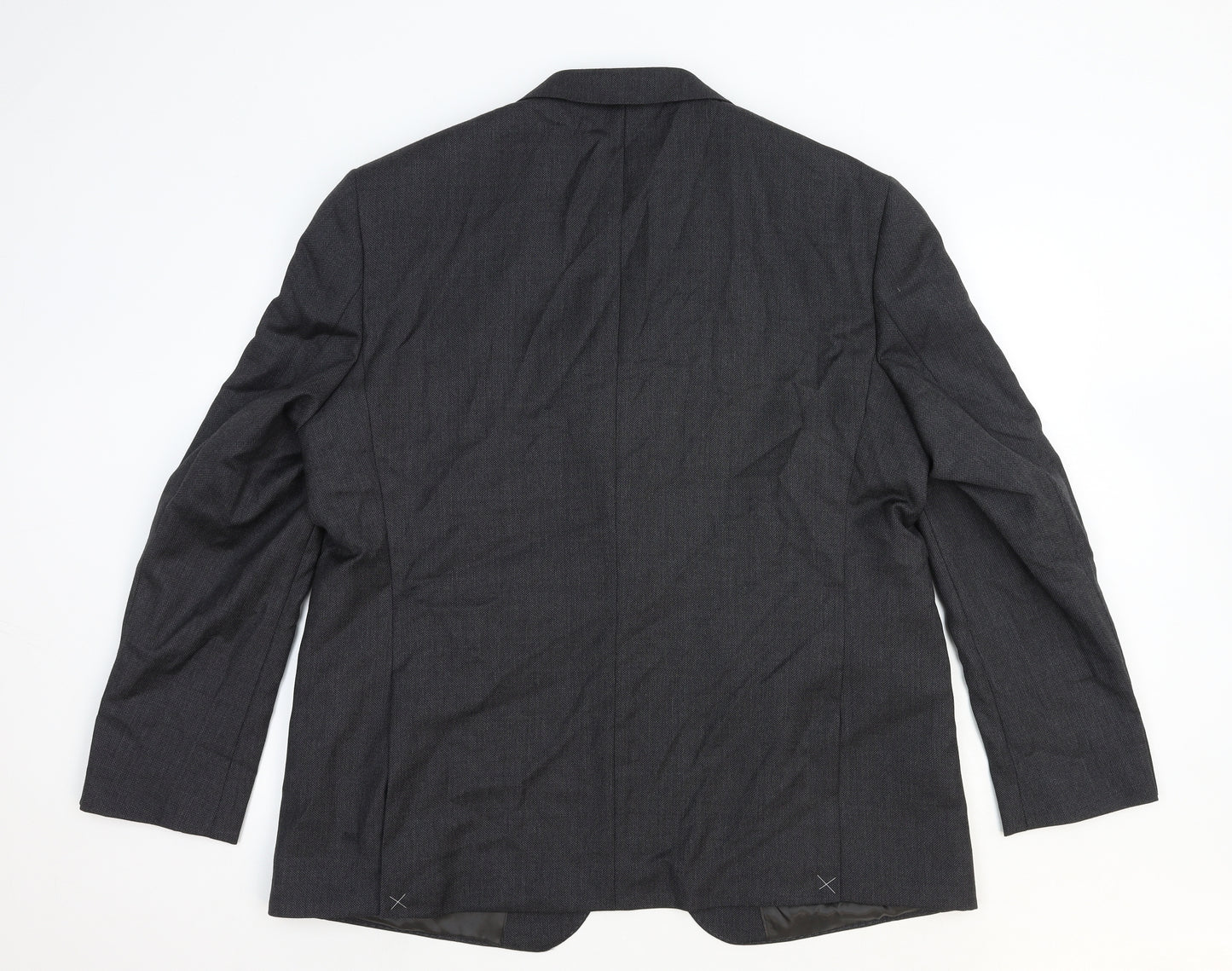Marks and Spencer Mens Grey Polyester Jacket Blazer Size 3XL Regular