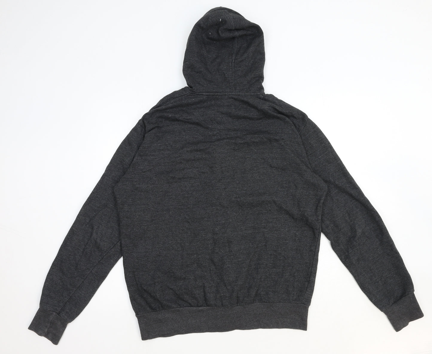 French Connection Mens Grey Polyester Full Zip Hoodie Size L