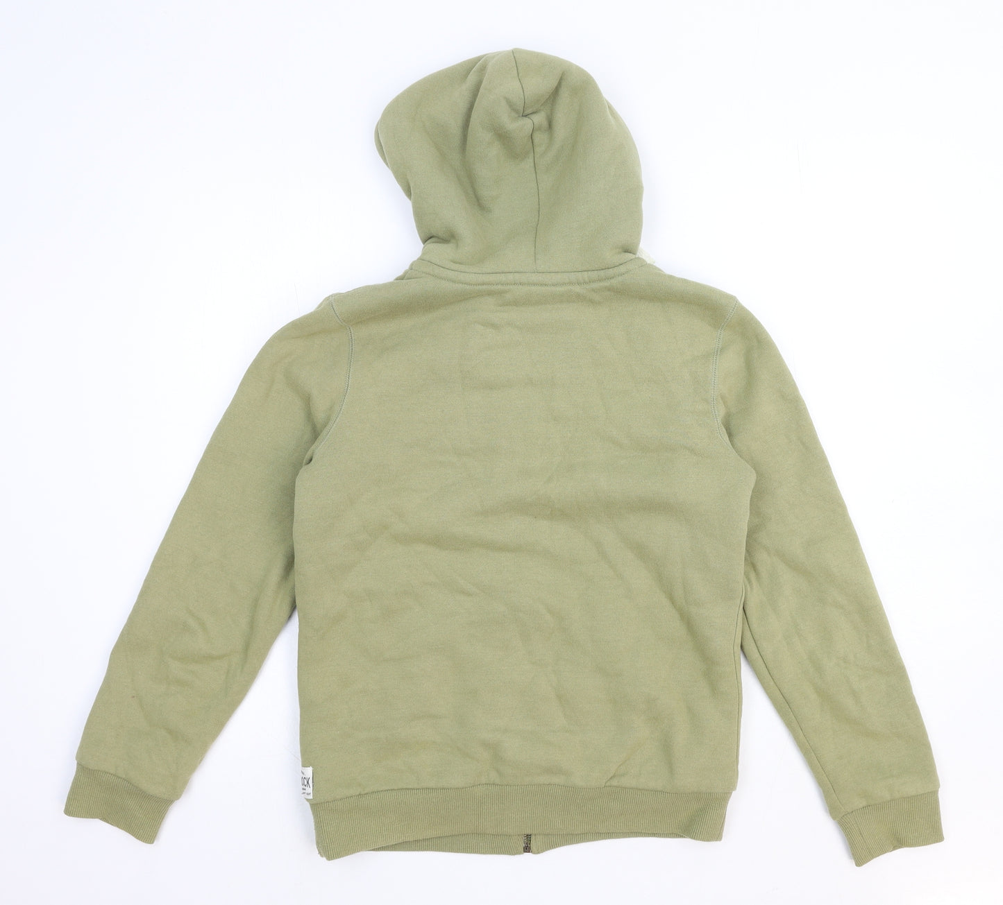 Saltrock Womens Green Cotton Full Zip Hoodie Size 8 Zip