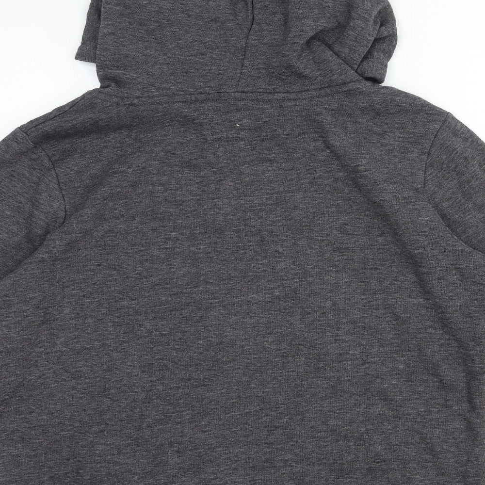 Primark Womens Grey Cotton Pullover Hoodie Size 14 Pullover - New York