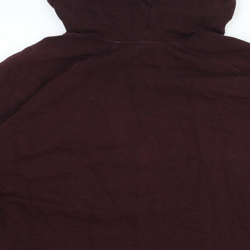 ASOS Womens Brown Polyester Pullover Hoodie Size L Pullover