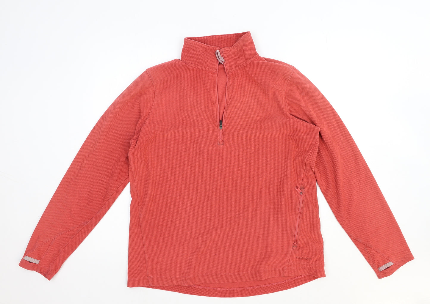 Rohan Womens Pink High Neck Polyester Pullover Jumper Size M