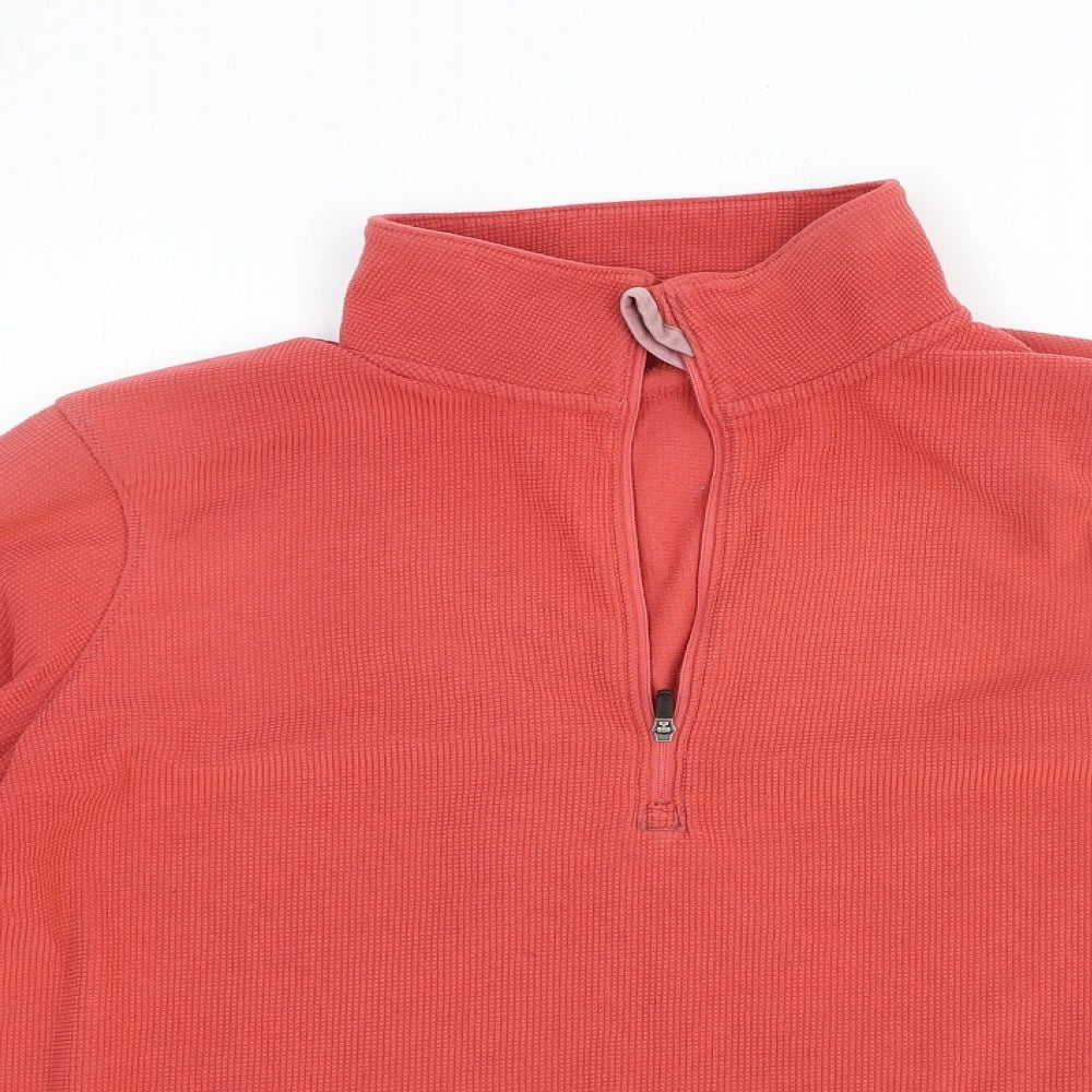 Rohan Womens Pink High Neck Polyester Pullover Jumper Size M