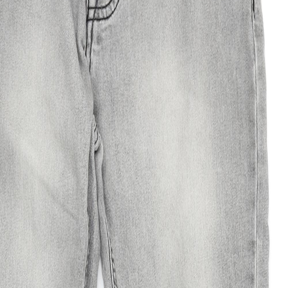 Denim & Co. Mens Grey Cotton Skinny Jeans Size 30 in L32 in Slim Zip