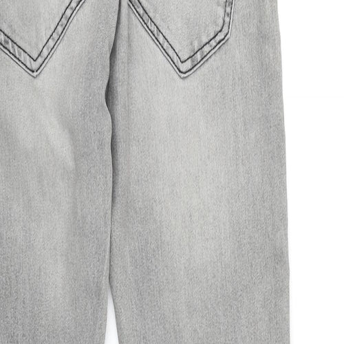 Denim & Co. Mens Grey Cotton Skinny Jeans Size 30 in L32 in Slim Zip