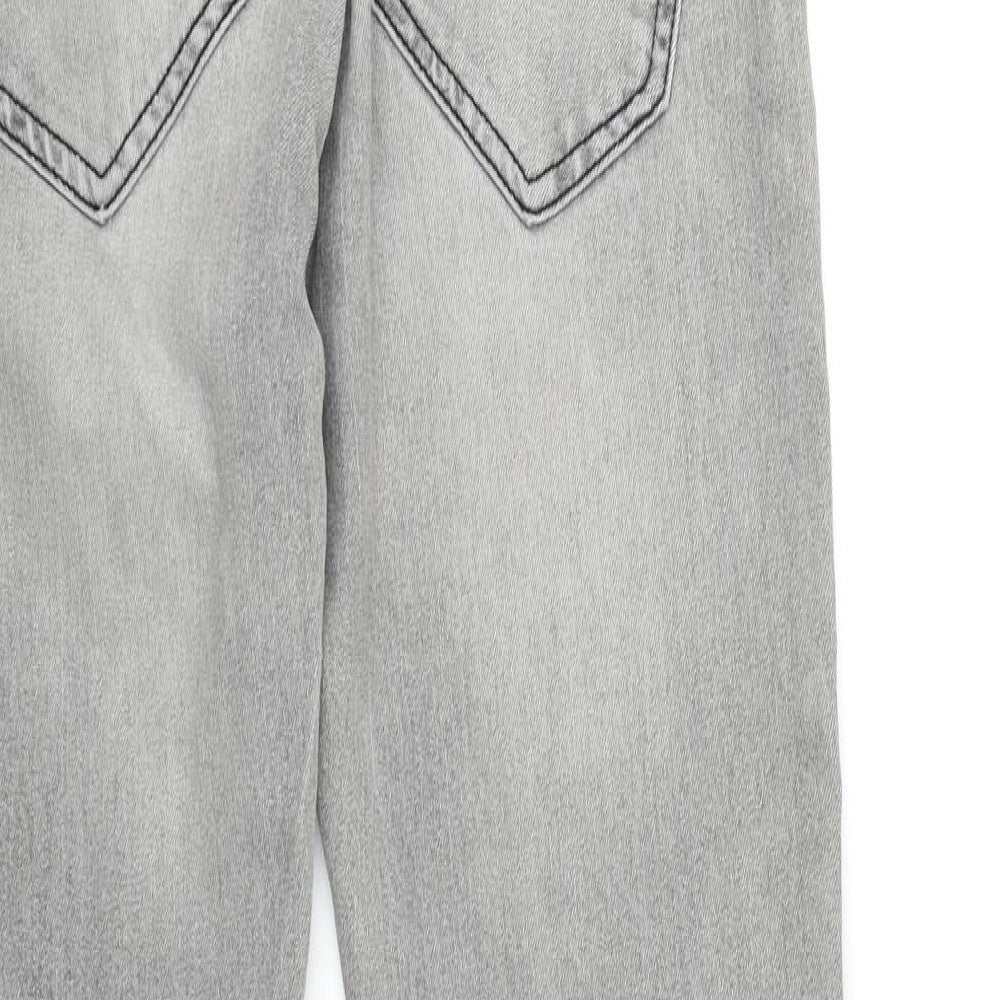 Denim & Co. Mens Grey Cotton Skinny Jeans Size 30 in L32 in Slim Zip