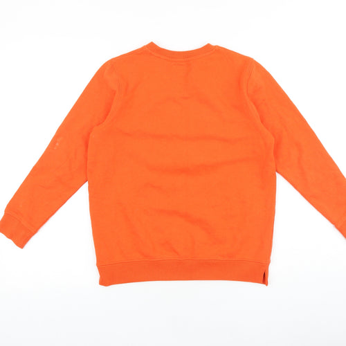 NEXT Boys Orange Cotton Pullover Sweatshirt Size 11 Years Pullover - Best Mates