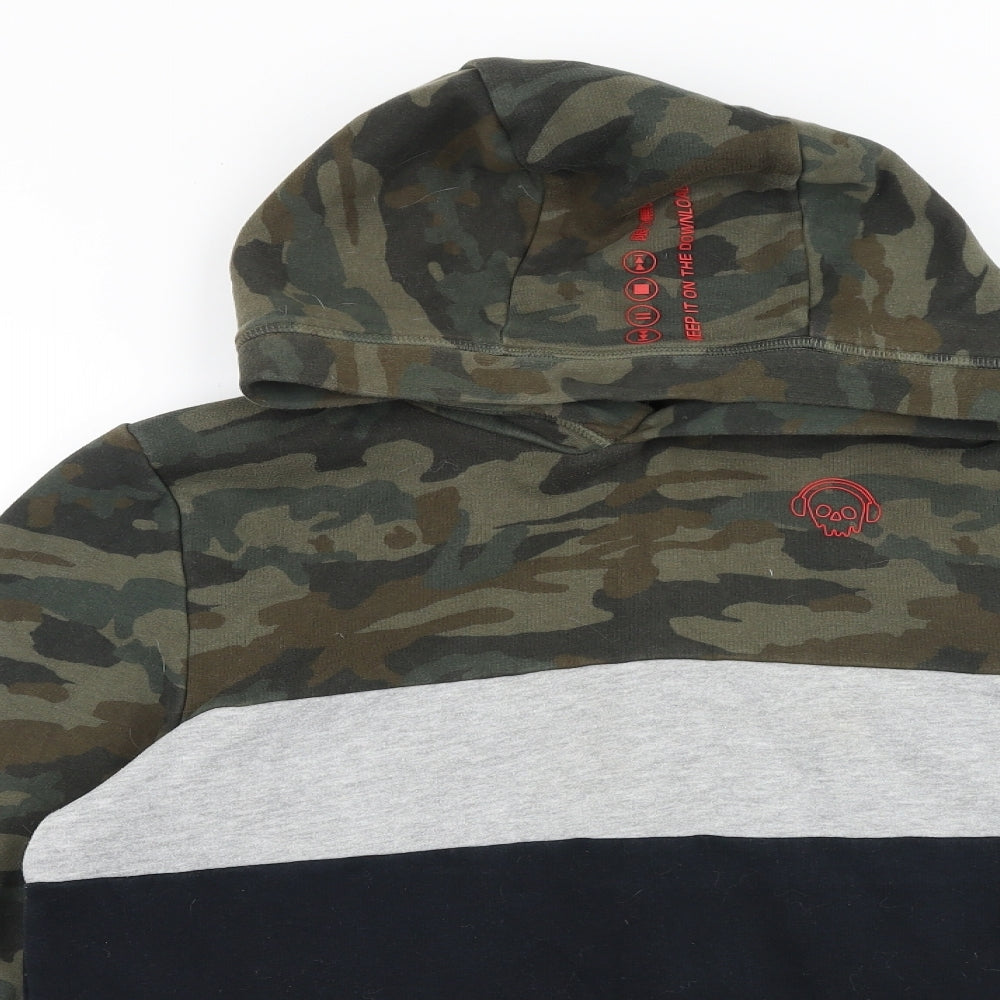 NEXT Boys Green Cotton Pullover Hoodie Size 16 Years Pullover