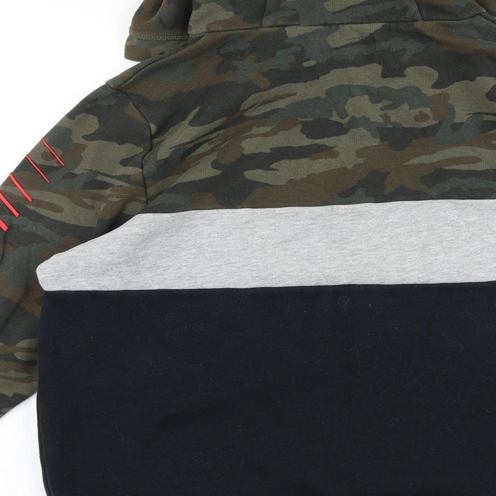 NEXT Boys Green Cotton Pullover Hoodie Size 16 Years Pullover