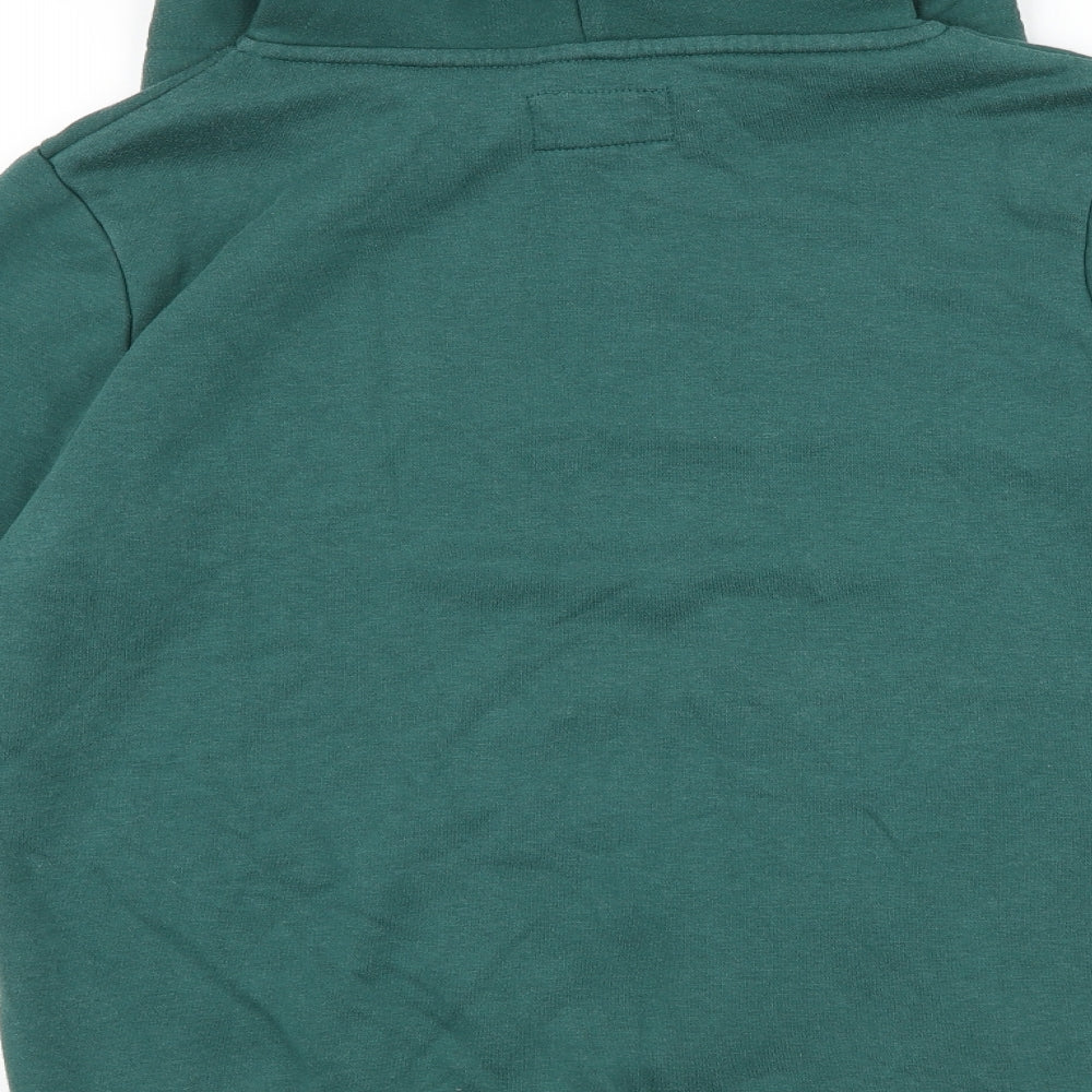 Primark Womens Green Cotton Pullover Hoodie Size L Pullover