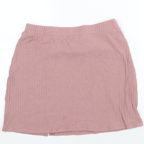 Primark Womens Pink Polyester Bandage Skirt Size M