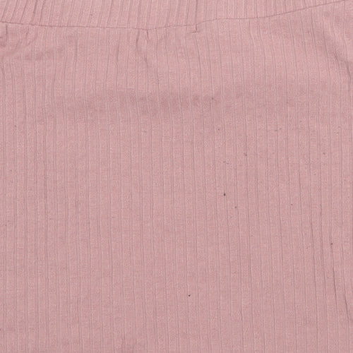 Primark Womens Pink Polyester Bandage Skirt Size M