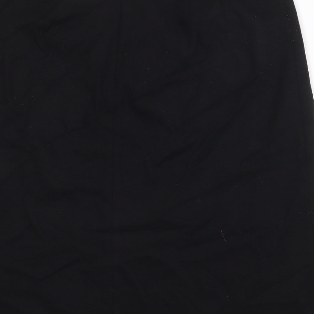 Gap Womens Black Wool Straight & Pencil Skirt Size 12 Zip