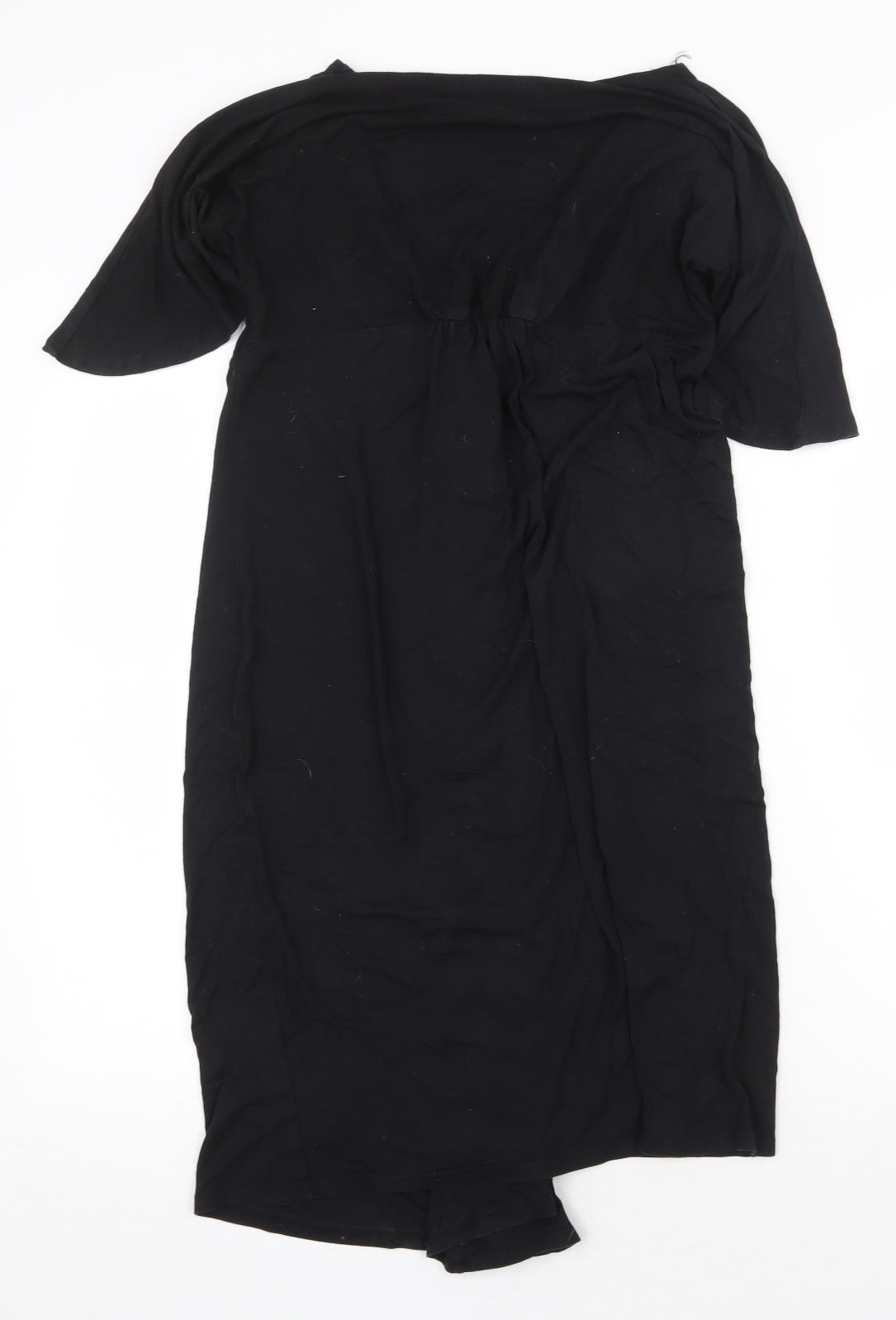 Ann Harvey Womens Black Viscose Trapeze & Swing Size 22 V-Neck Pullover
