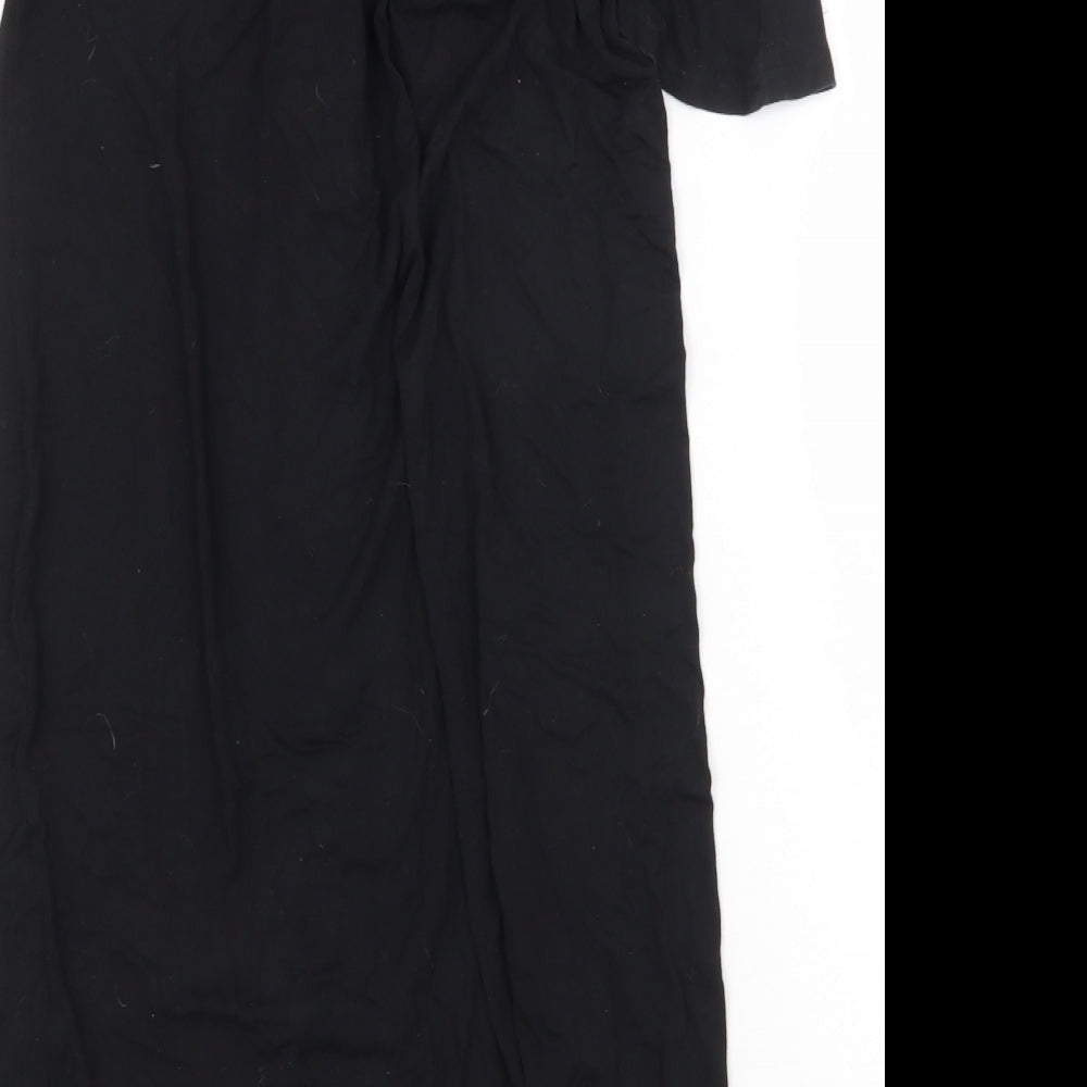 Ann Harvey Womens Black Viscose Trapeze & Swing Size 22 V-Neck Pullover