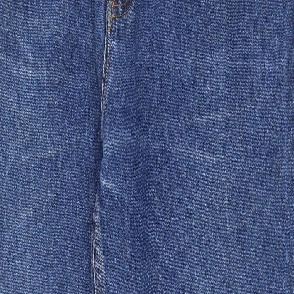 VIP By Hareno Mens Blue Cotton Straight Jeans Size 34 in Regular Zip