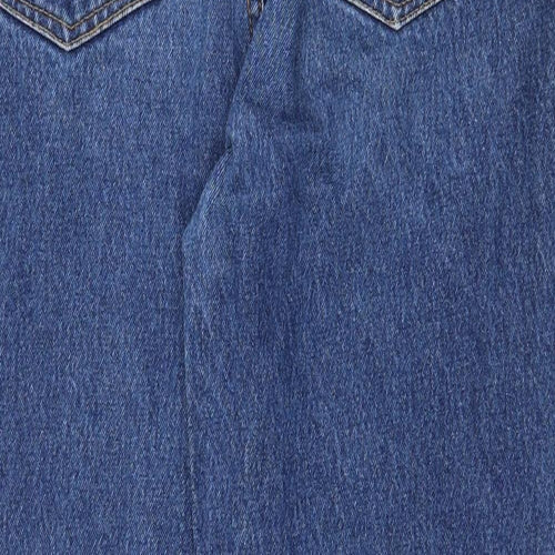 VIP By Hareno Mens Blue Cotton Straight Jeans Size 34 in Regular Zip