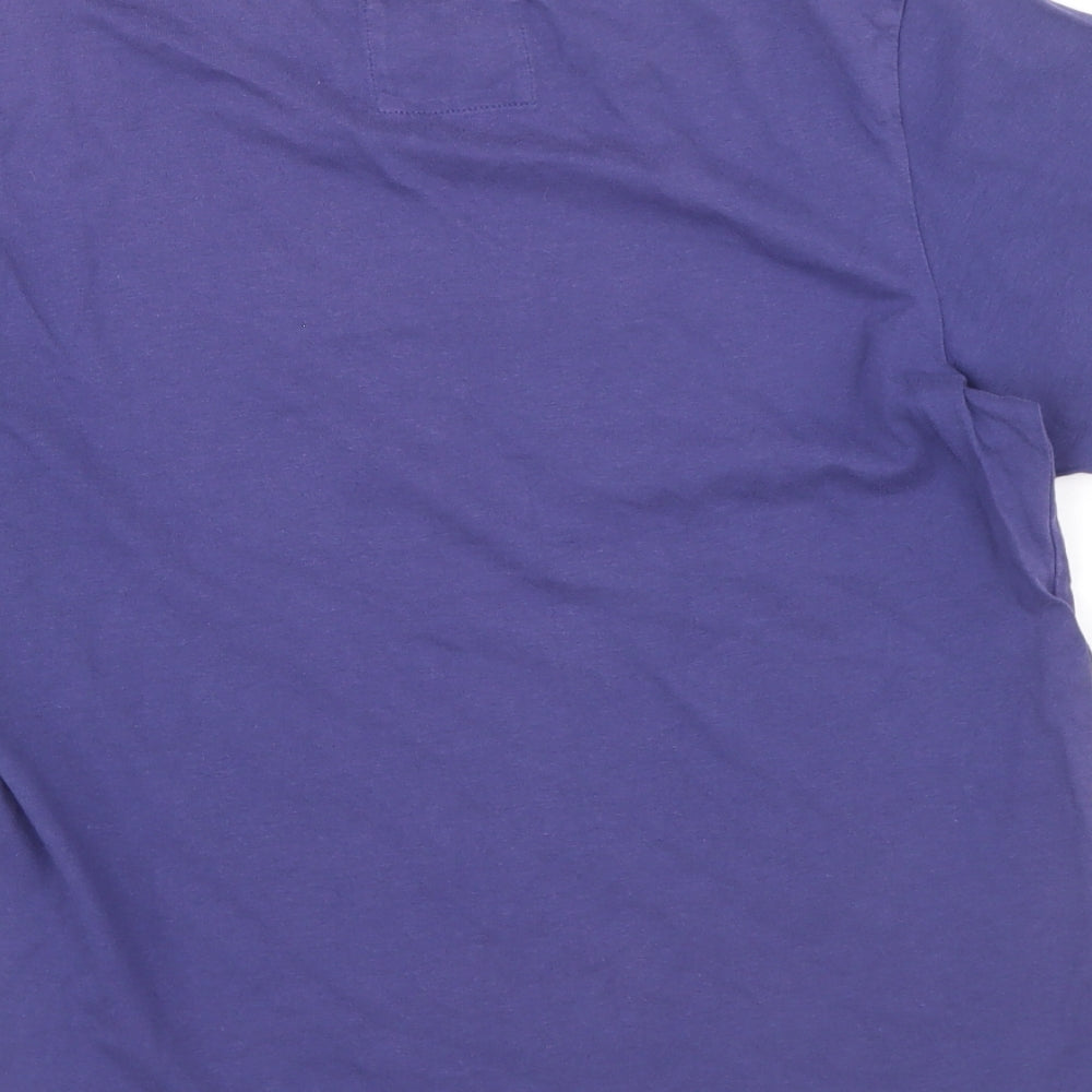 TU Boys Purple 100% Cotton Basic T-Shirt Size 11-12 Years Round Neck Pullover