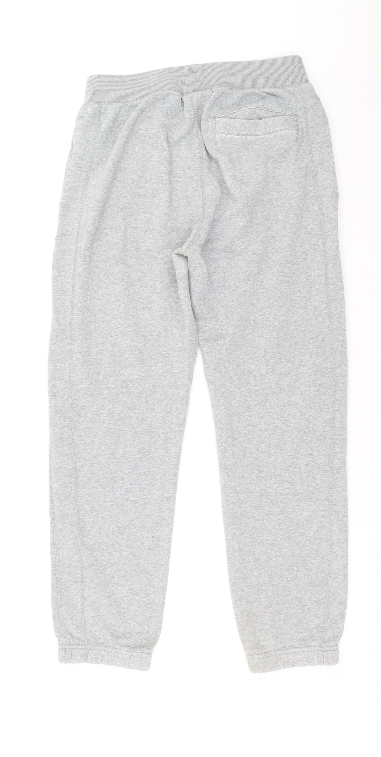 Converse Mens Grey Cotton Sweatpants Trousers Size S Regular Drawstring