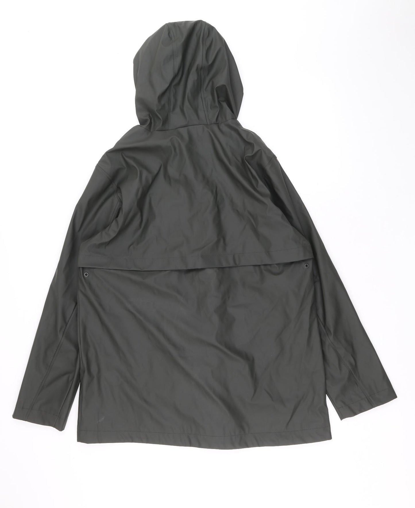 Marks and Spencer Womens Green Rain Coat Coat Size 12 Zip