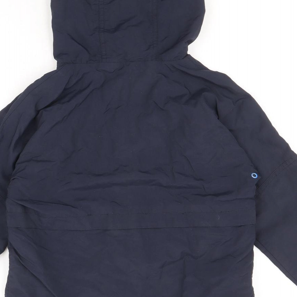 NEXT Boys Blue Windbreaker Jacket Size 5-6 Years Zip