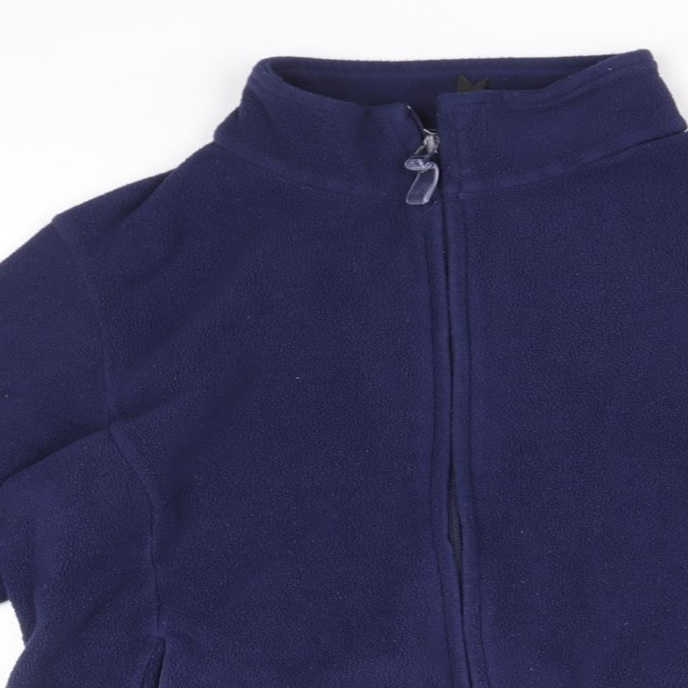 Marks and Spencer Womens Blue Jacket Size 14 Zip