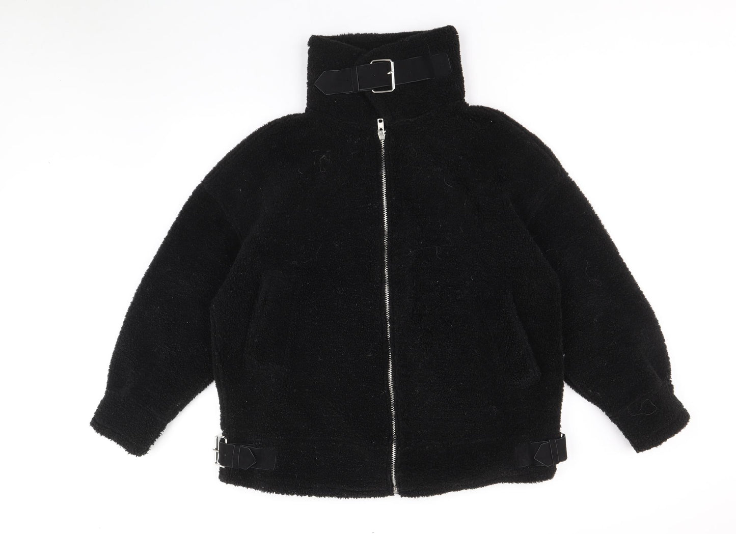 Missguided Womens Black Jacket Size 8 Zip