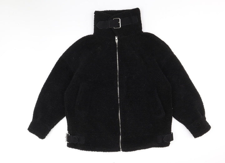 Missguided Womens Black Jacket Size 8 Zip