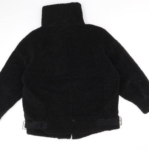 Missguided Womens Black Jacket Size 8 Zip