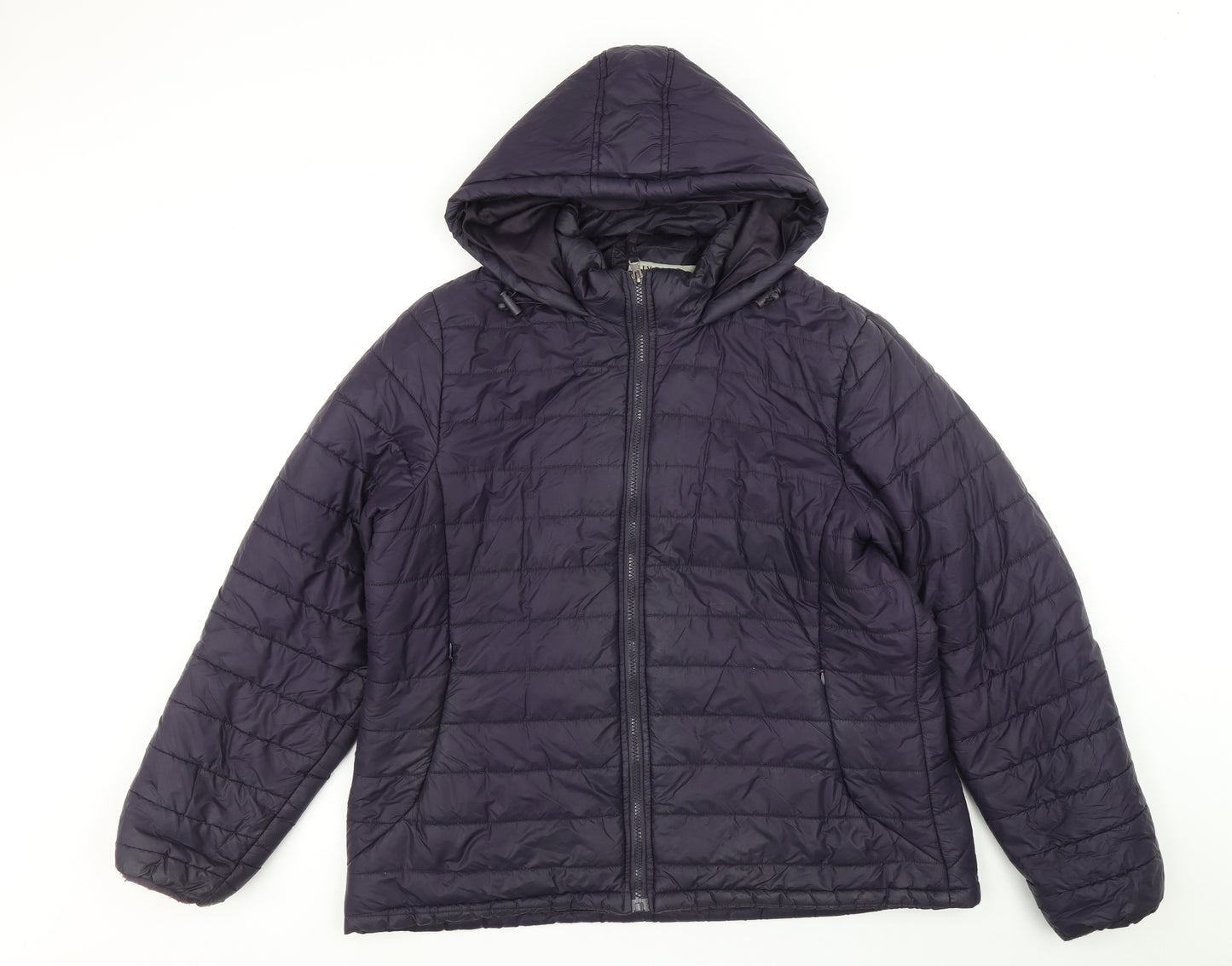 Rivers Womens Purple Jacket Size 18 Zip