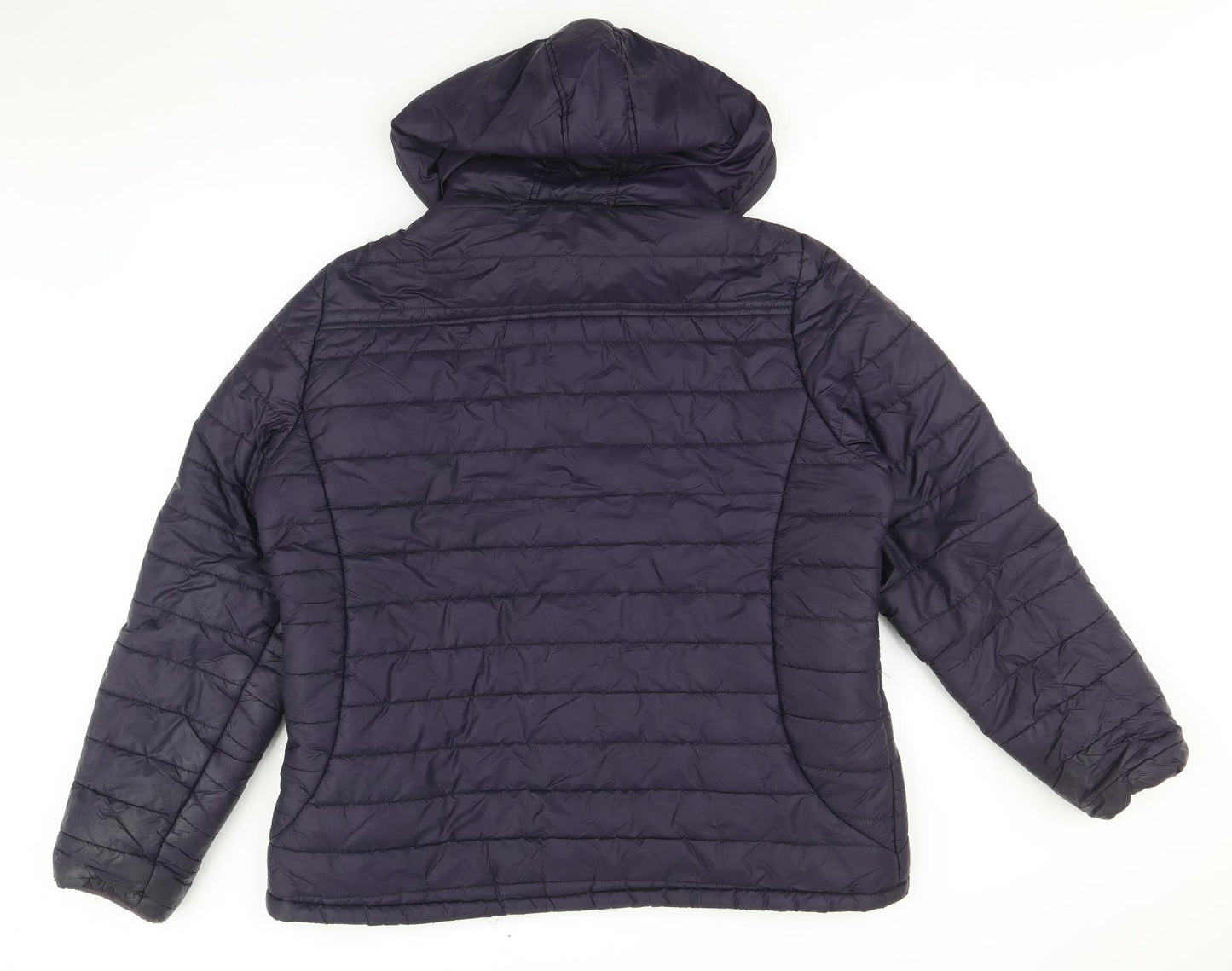 Rivers Womens Purple Jacket Size 18 Zip