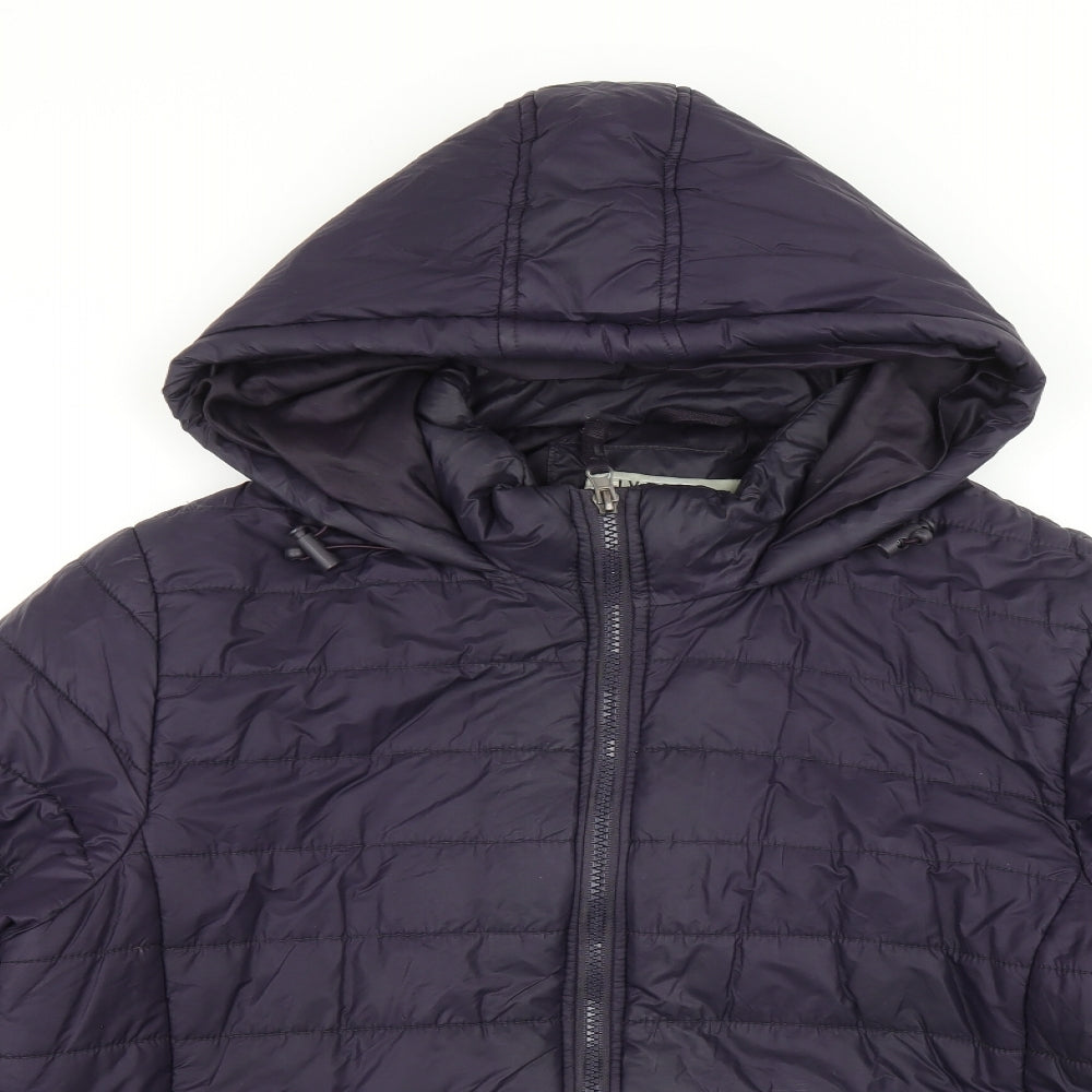 Rivers Womens Purple Jacket Size 18 Zip