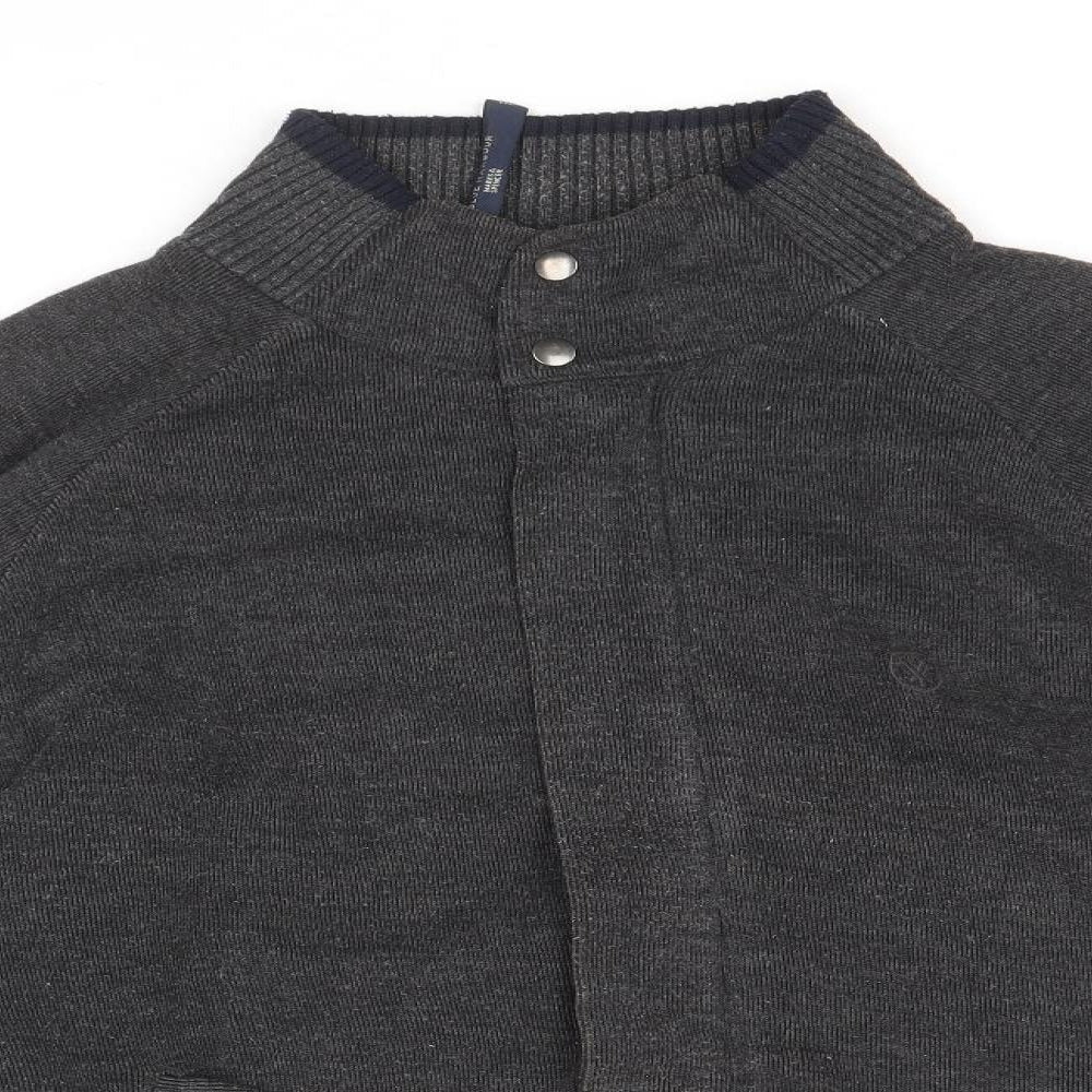 Marks and Spencer Mens Black Jacket Size L Zip