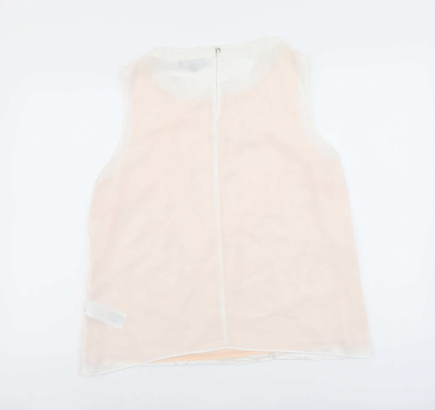 Principles Womens Pink Floral Polyester Basic Tank Size 16 Round Neck
