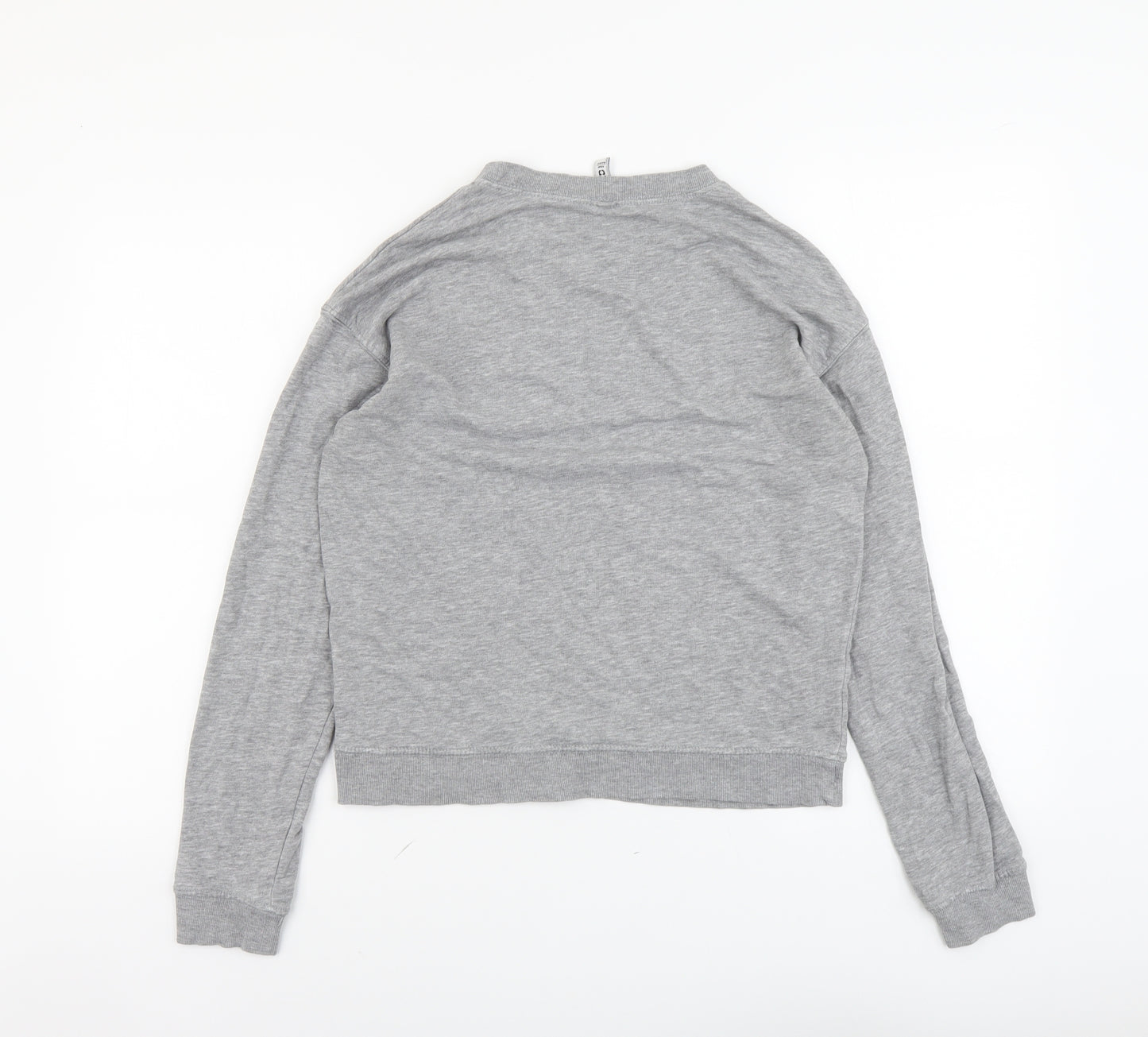 H&M Mens Grey Cotton Pullover Sweatshirt Size S - Love Heart
