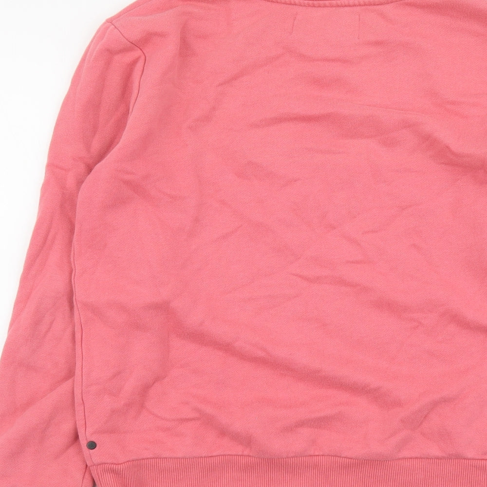 Calvin Klein Womens Pink Cotton Pullover Sweatshirt Size S Pullover