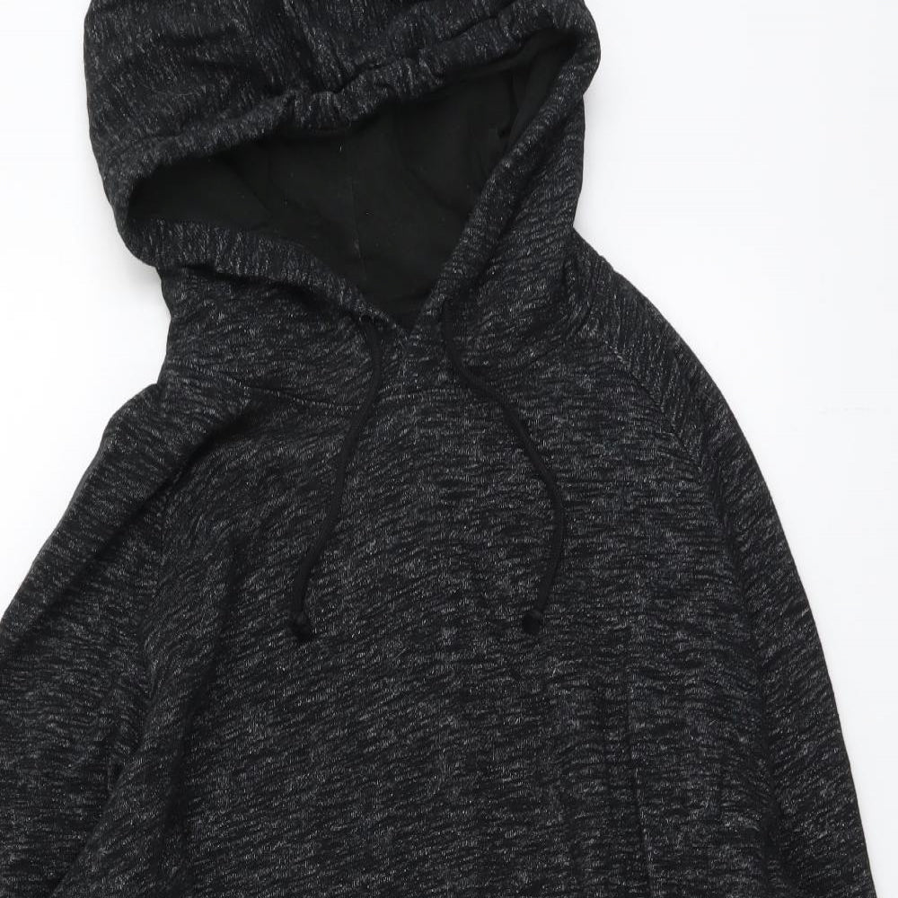 H&M Mens Black Cotton Pullover Hoodie Size XL