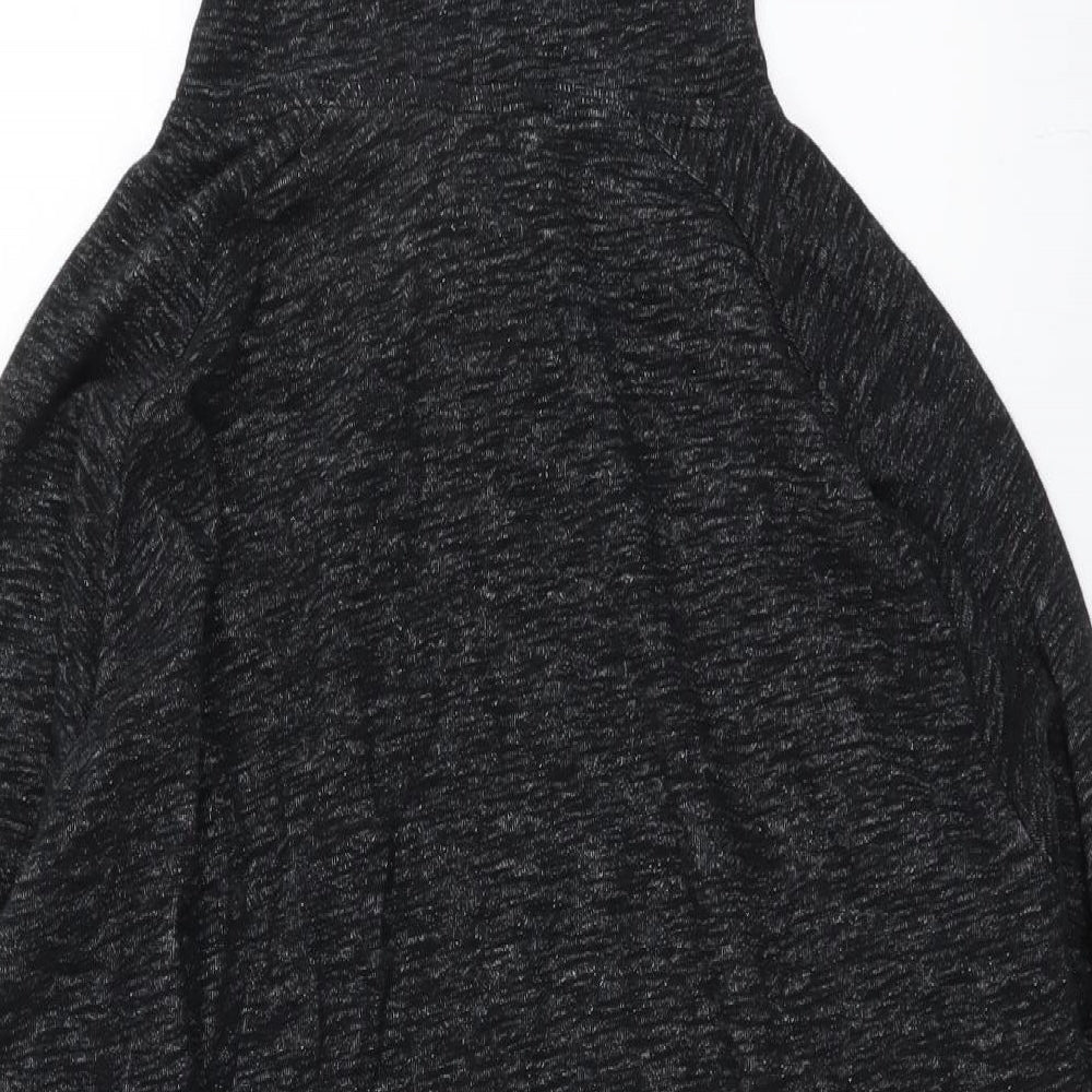 H&M Mens Black Cotton Pullover Hoodie Size XL